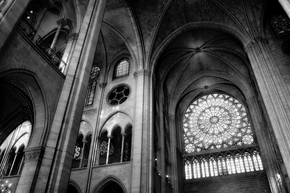 Notre Dame 4 Bw Photography Art | Marcel Photo Studio