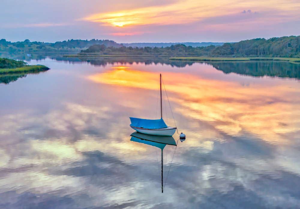 Quits Pond Watercolor Art | Michael Blanchard Inspirational Photography - Crossroads Gallery