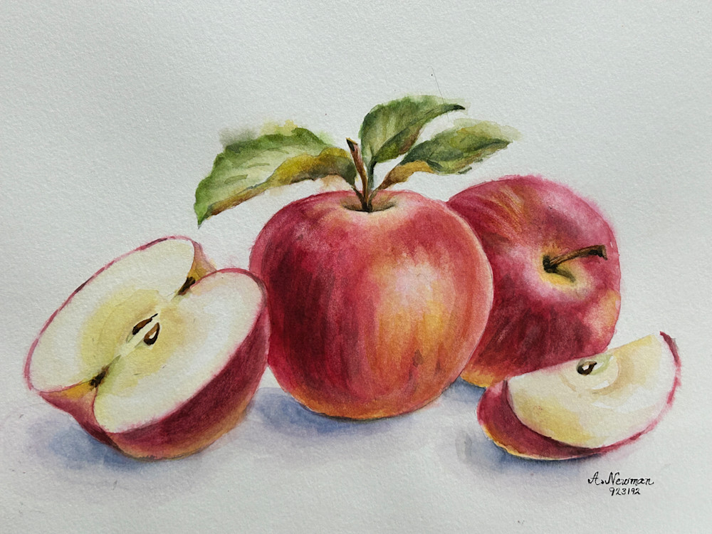 A Is  For Apple Art | Arlene Newman Designs