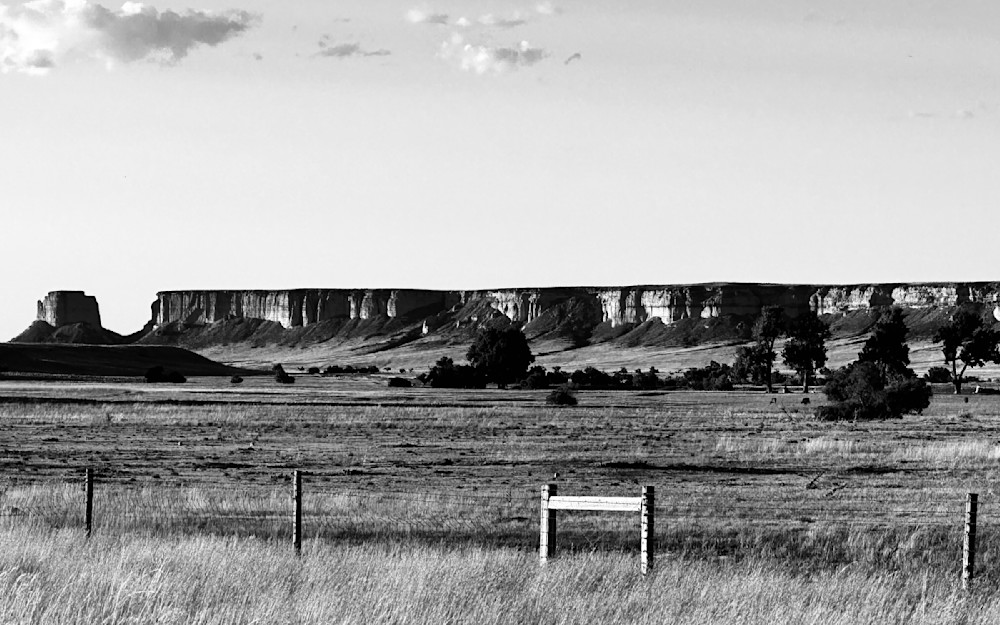 Wyoming Butte Bw Photography Art | DCD Dixon Fine Art Photography