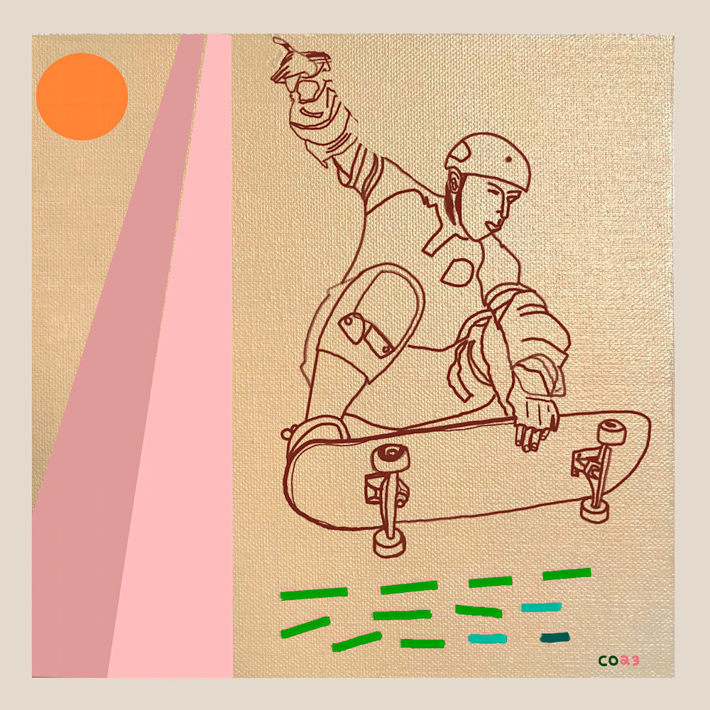 Skater Art Print