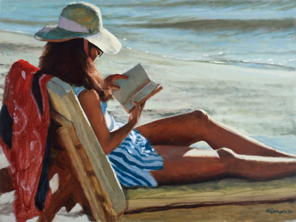 Lisa On The Beach Art | Sprague Art