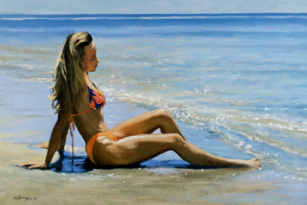 Marisa At The Beach Art | Sprague Art