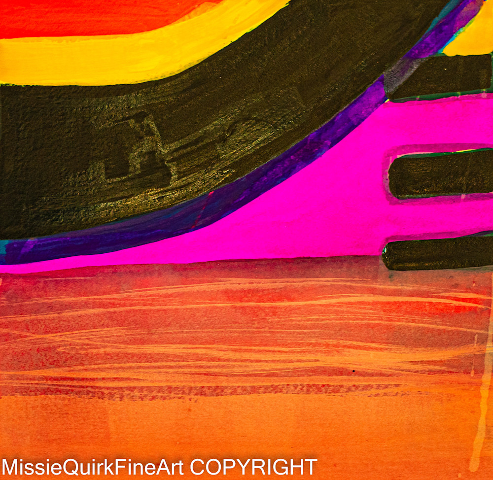 Sunset Mashup Art | Missie Quirk Fine Art