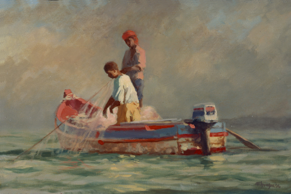 Netting In The Morning Art | Sprague Art