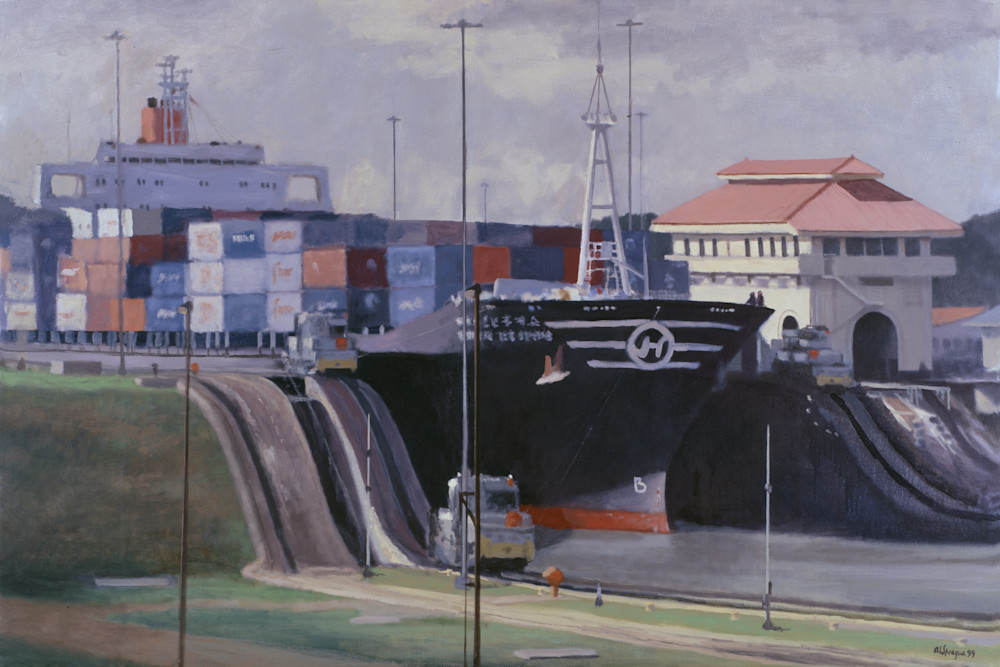 Panamax In Miraflores Art | Sprague Art
