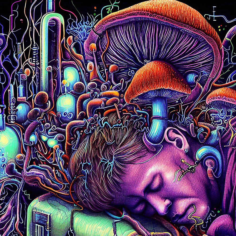 Mycological Bliss Series 1 Image 4 Art | Digital Dystopia