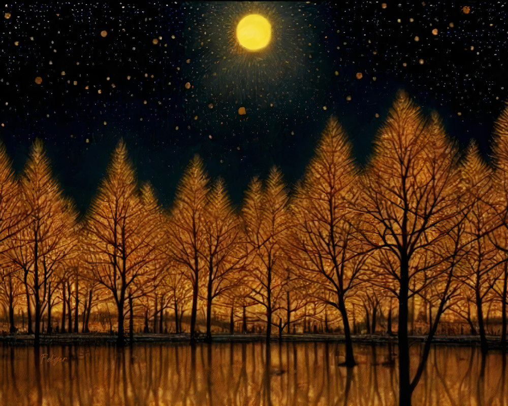 Midnight In Autumn  Art | Jacob Folger Artist