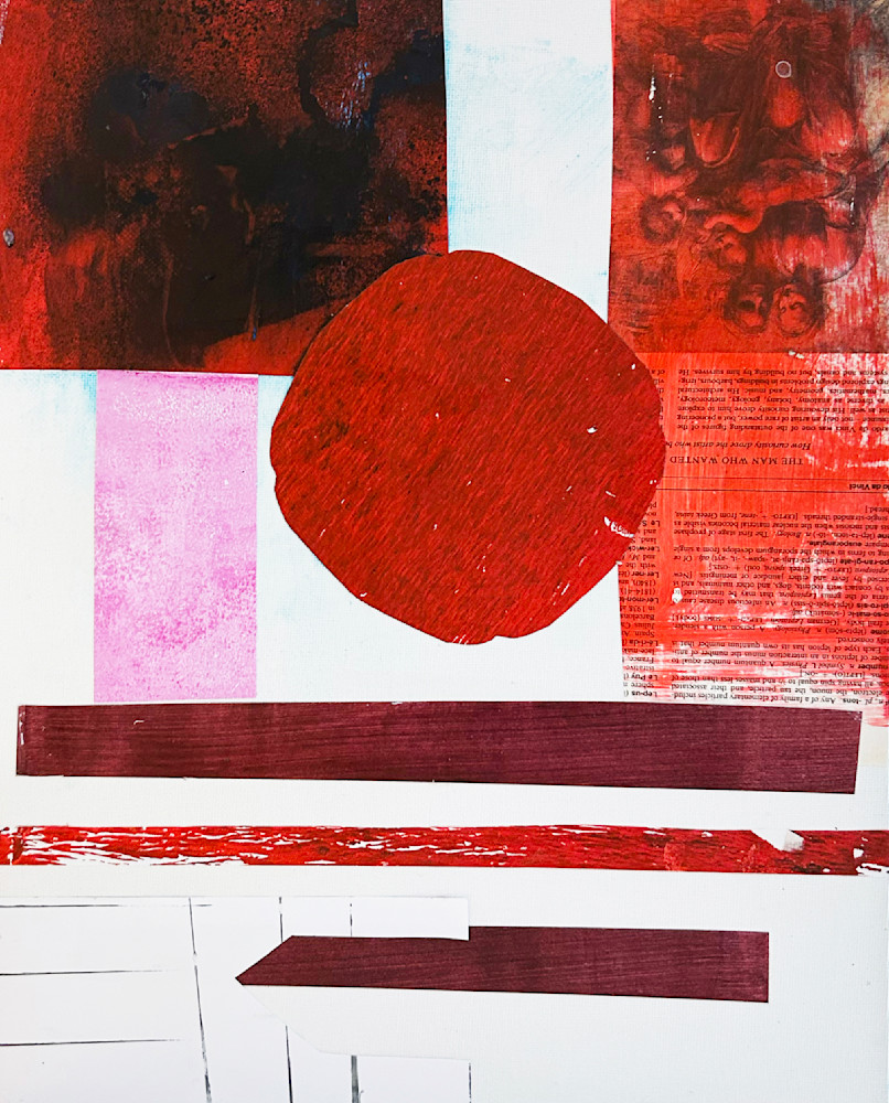 Red Collage 5 Art | Seth Gallery