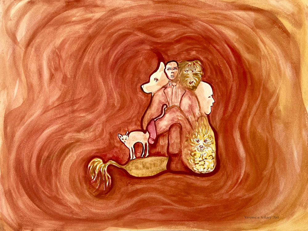 Felino  Art | Veronica Scharf Garcia Art
