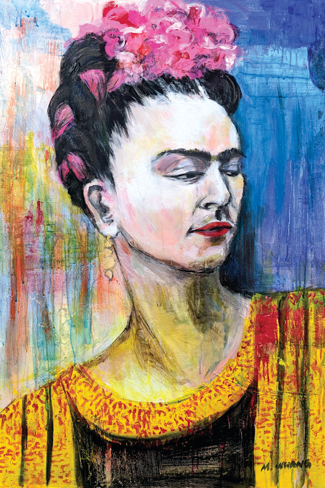 Frida And Blue Wall Art | misoonwhang