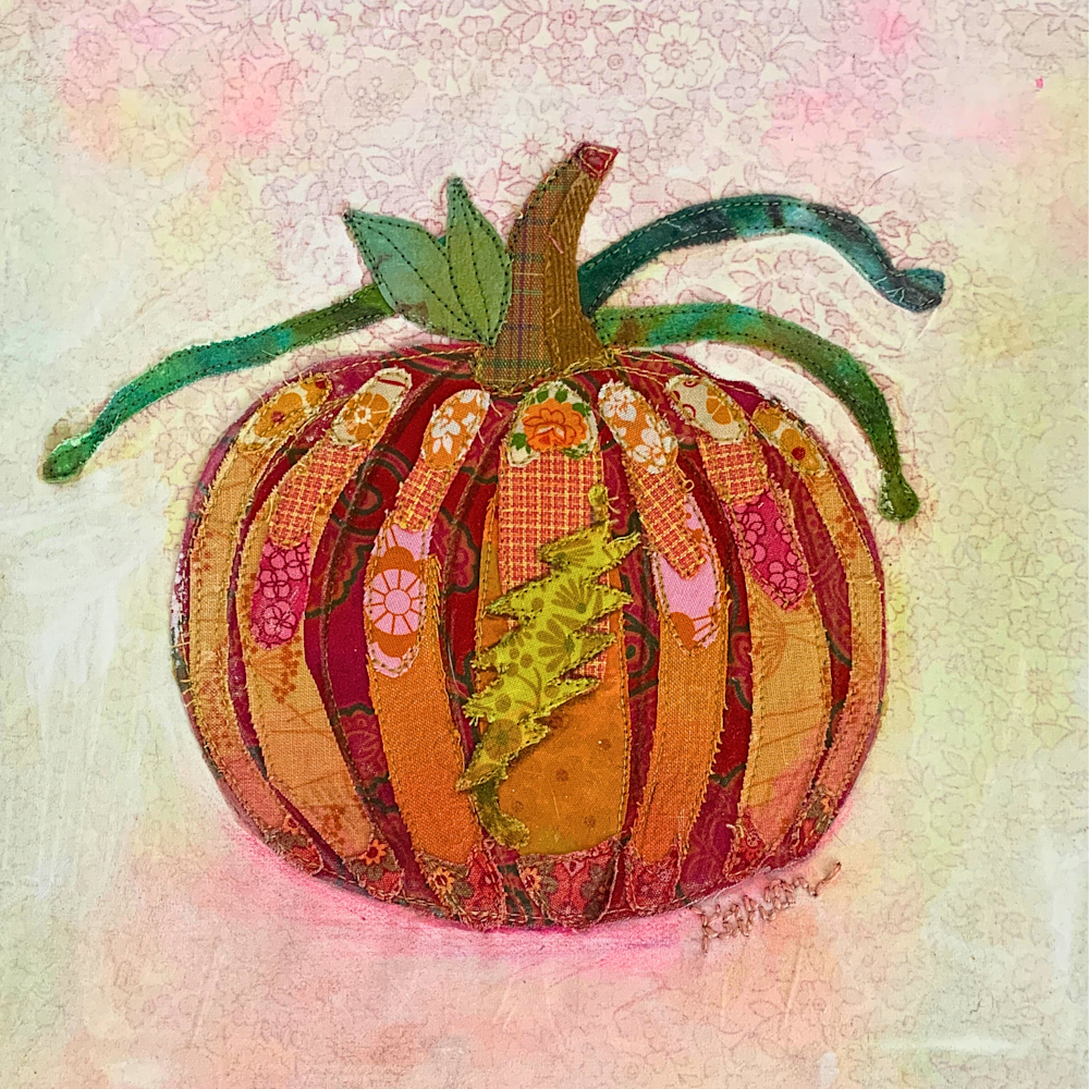Funky Pumpkin Art | Karen Payton Art