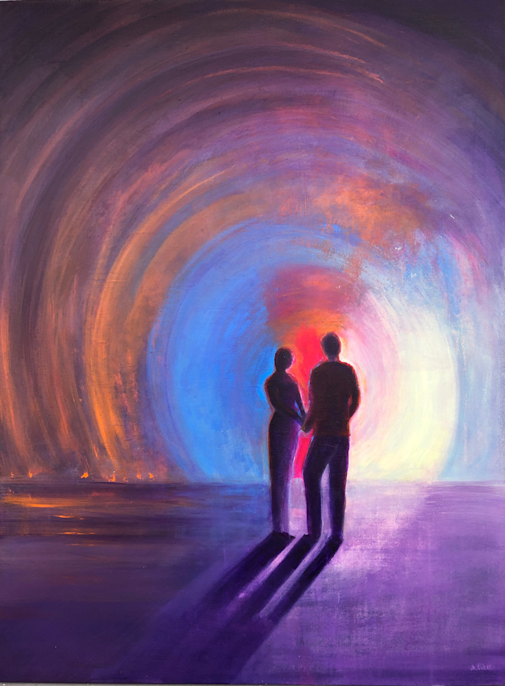 TWO 1 - PRINT - ANNE REID ARTIST
