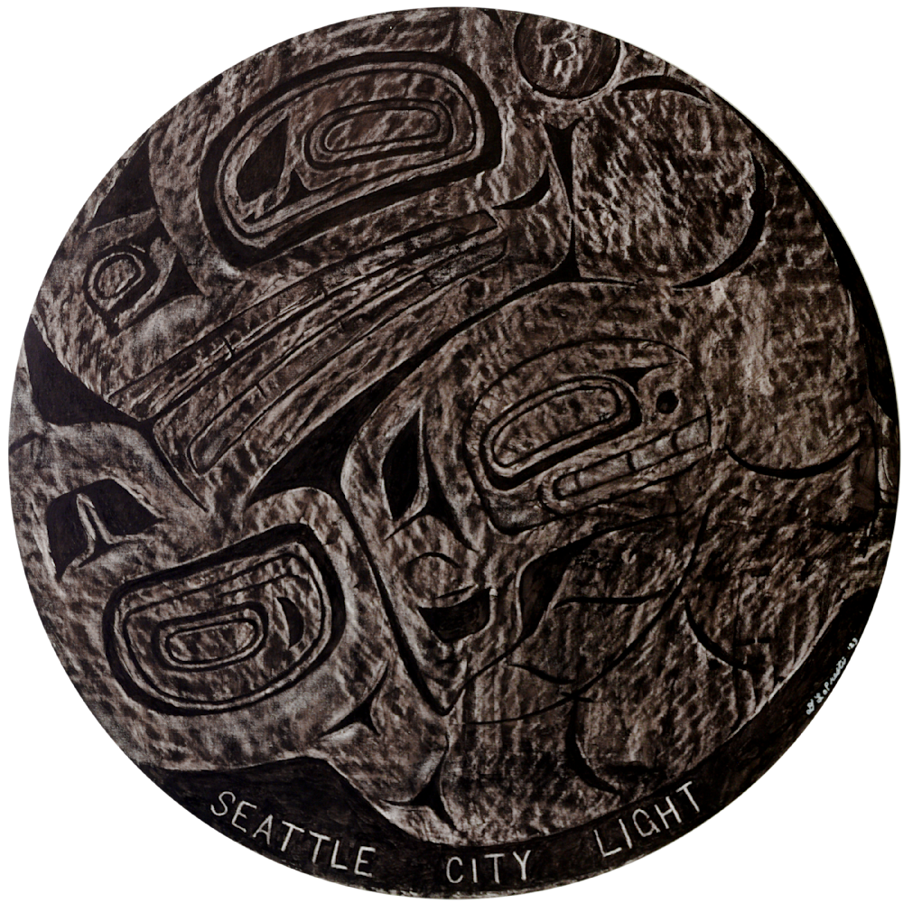 Tlingit Whale Manhole Cover Print