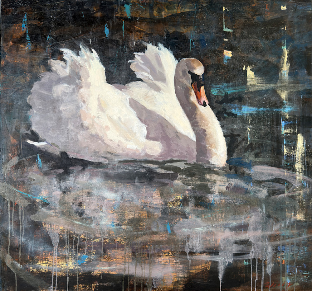Swan Art | Amanda Wilner Art