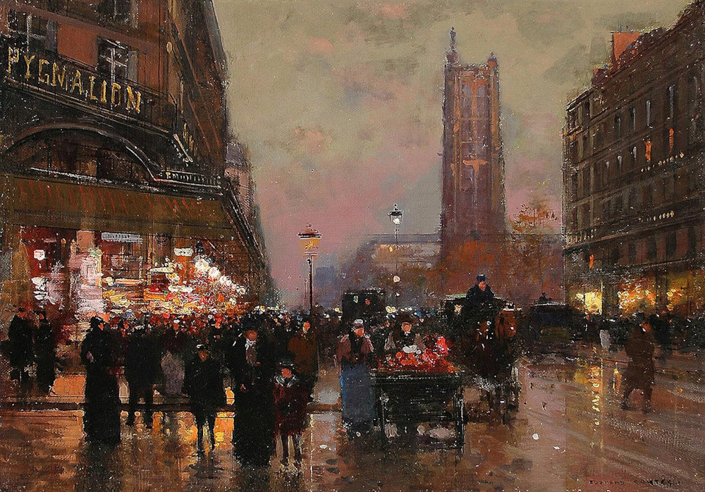 17. The Tower Saint Jacques Art Reproduction Art | Benjamin Art Etc