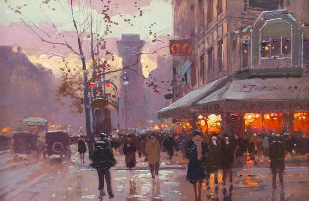 26. Porte Saint Denis Pastel Art Reproduction Art | Benjamin Art Etc