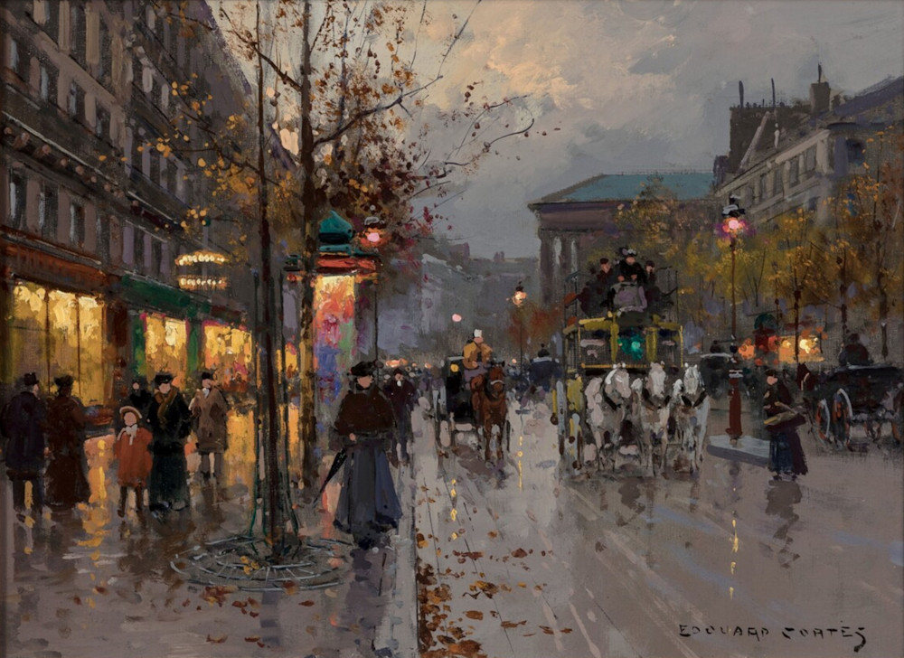 29. Boulevard Des Capocines Ii Art Reproduction Art | Benjamin Art Etc