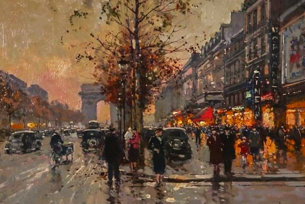 38. Champs De Elysee Lido Art Reproduction Art | Benjamin Art Etc