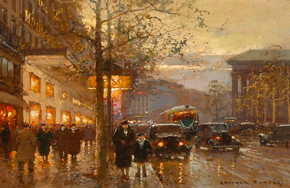 53. Aux Trois Quartiers La Madeleine Art Reproduction Art | Benjamin Art Etc