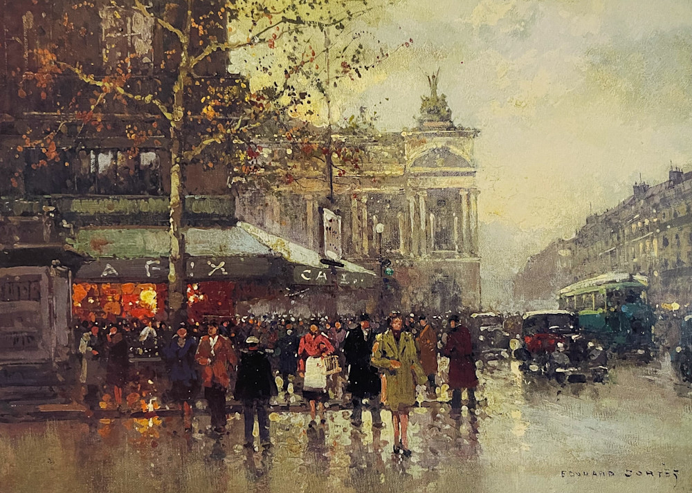 61. Cafe De La Paix Art Reproduction Art | Benjamin Art Etc