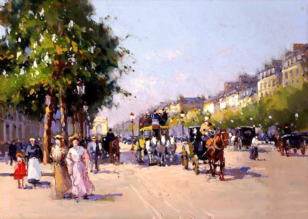 62. Champs De Elysse 3 Art Reproduction Art | Benjamin Art Etc