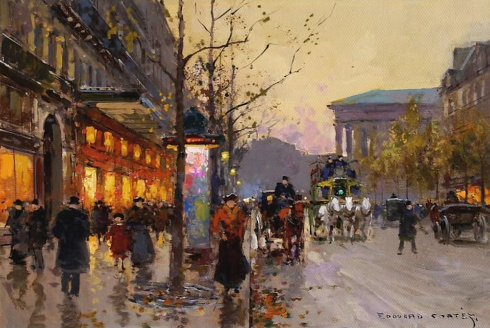 102. Les Trois Quartiers Dusk Reproduction Art | Benjamin Art Etc