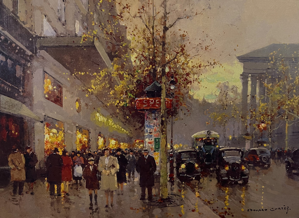 104. Les Trois Quartiers Winter 2 Reproduction Art | Benjamin Art Etc