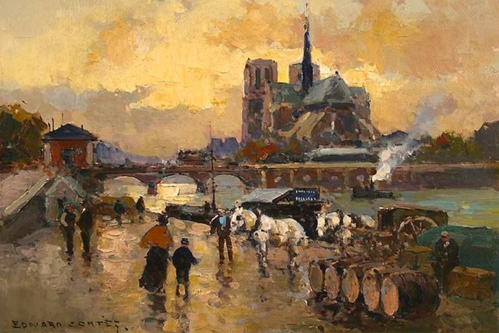 164. Quai De La Seine Notre Dame Reproduction Art | Benjamin Art Etc