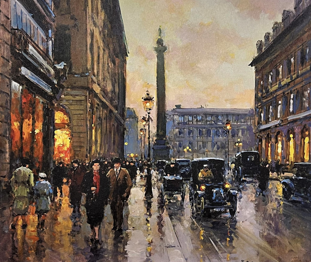 171. Rue De La Pais Place Vendome Reproduction Art | Benjamin Art Etc