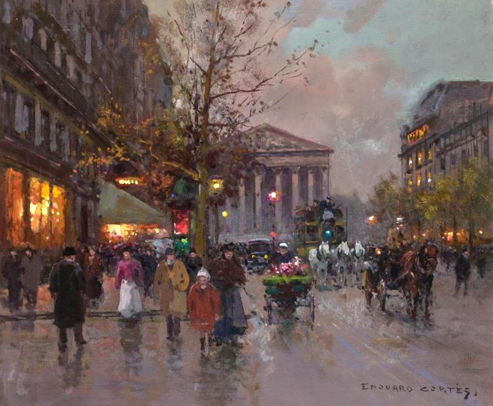 183. Rue Royale Madeleine Reproduction Art | Benjamin Art Etc