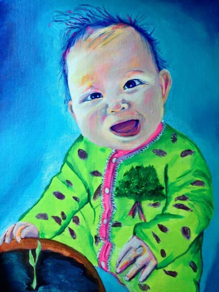 Sprout! Bean Sprout, Tree Sprout Art | JLAMP Jodi Adair