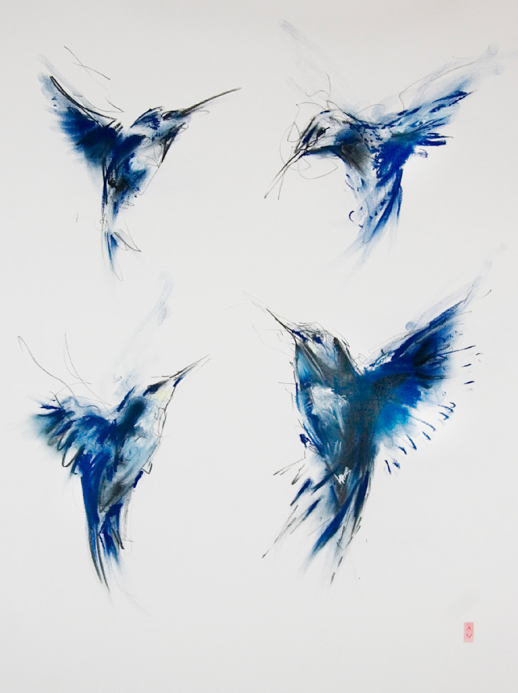 Kind Of Blue Art | Andrea Vargas Fine art