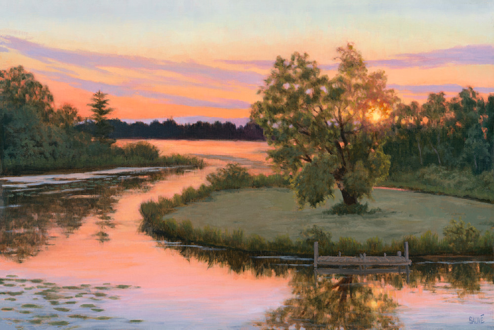 Midwestern Summer Sunset Art | Terry Sauve Fine Art 