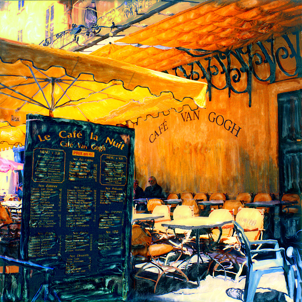 Polaroid Manipulation Provence Arles Cafe Van Gogh Photography Art | Europa Photogenica     Barbara van Zanten