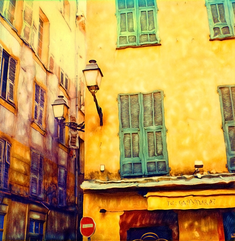 Polaroid Manipulation Riviera Vieux Nice Photography Art | Europa Photogenica     Barbara van Zanten