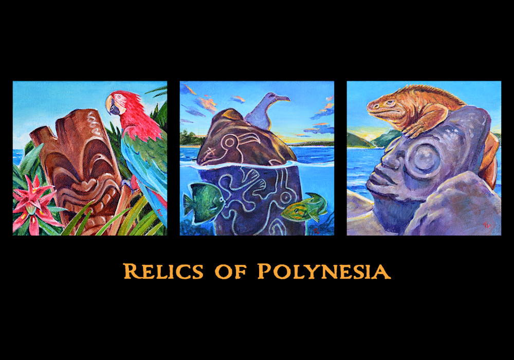 Terry Luc Art - Relics of Polynesia