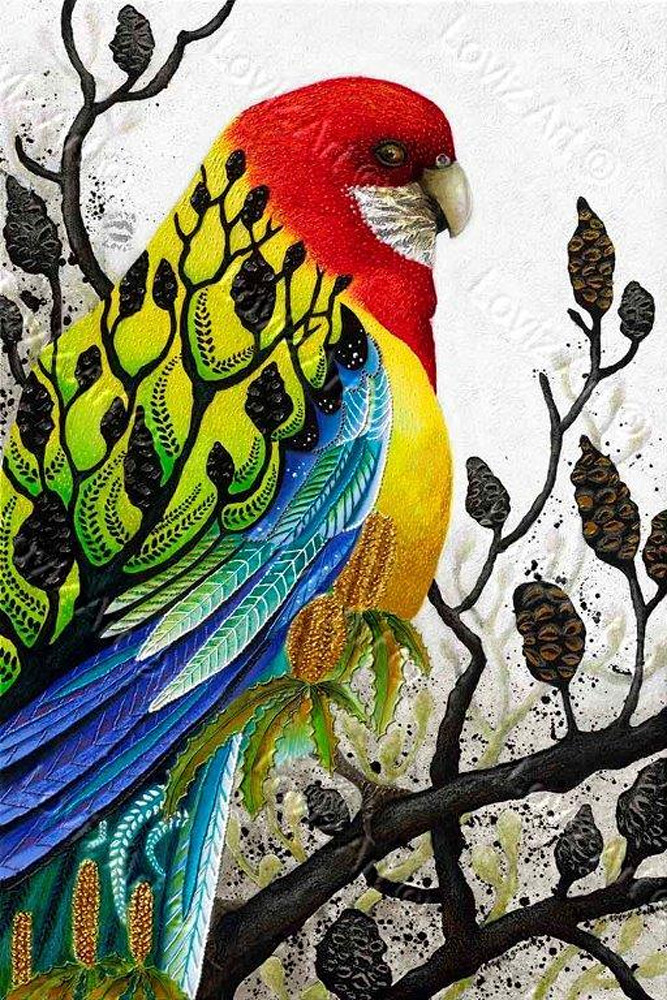 Colours Grow Free, artwork by local Hunter Valley artist Tanya Loviz