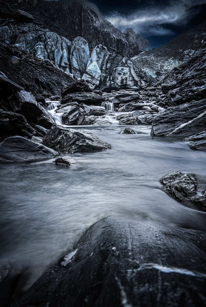 Worthington Glacier Waterfall Photography Art | 603016584
