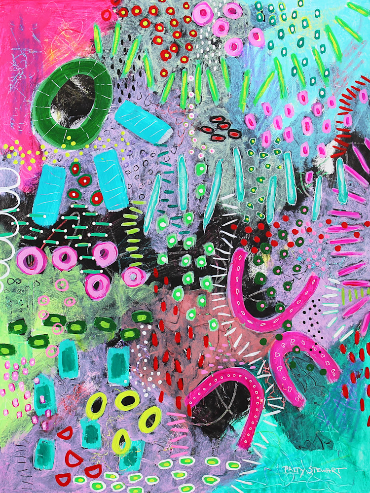 Moonlit Garden  Art | Patty Stewart Art