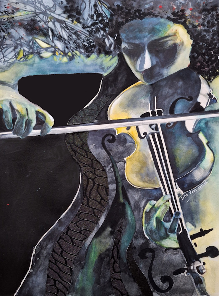 Jazzy Musician  Art | debfrederick