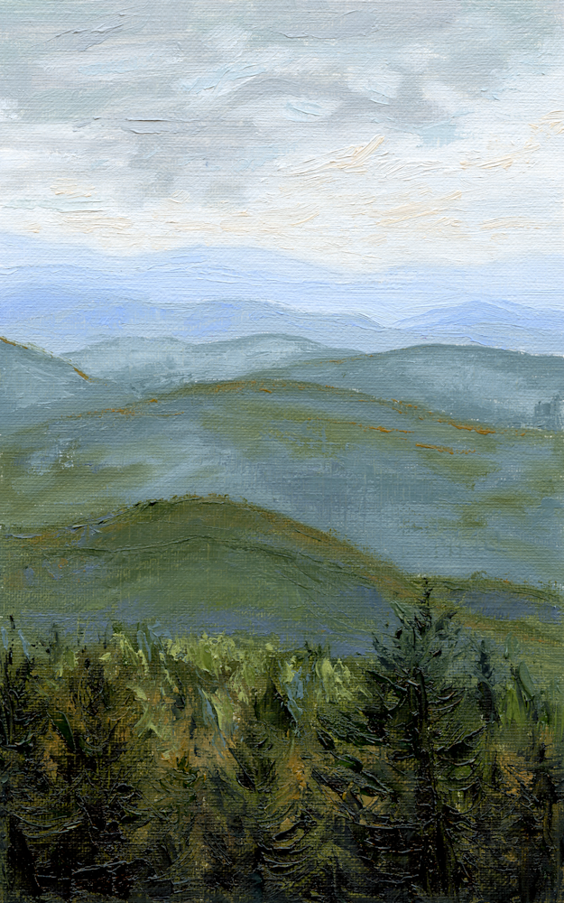 Giclee Art Print - Blue Ridge Mountains Study 2
