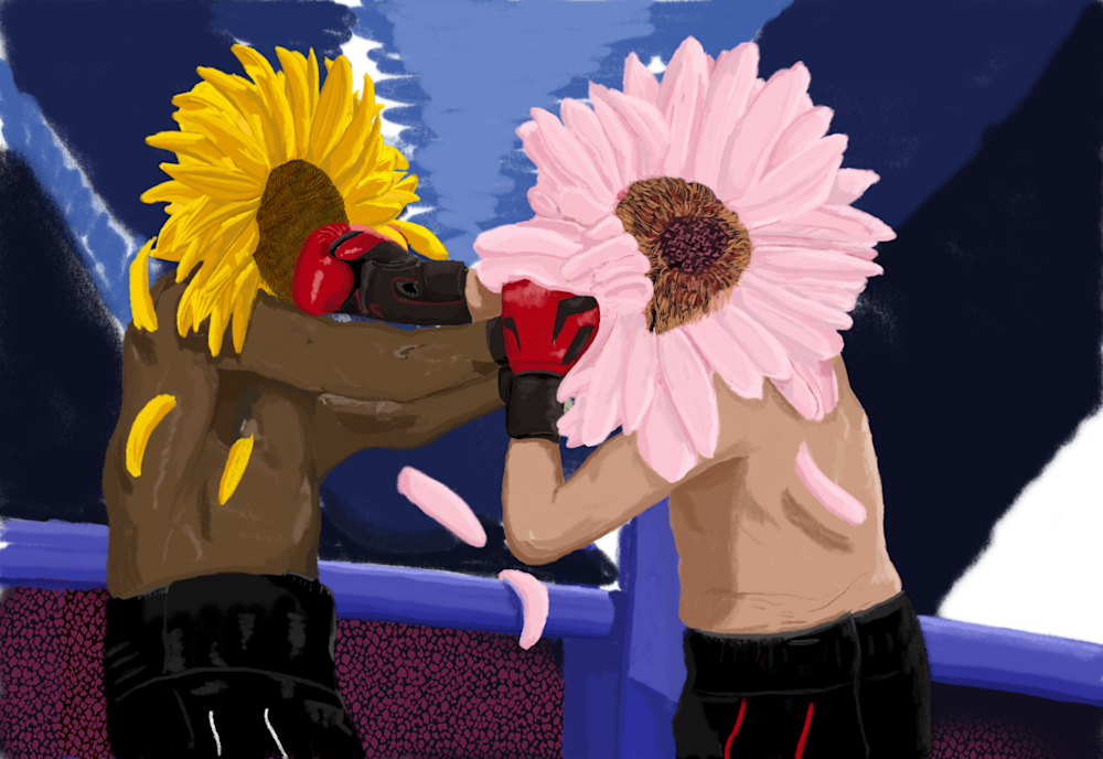 Boxing Flowers Art | Matthew Stitt