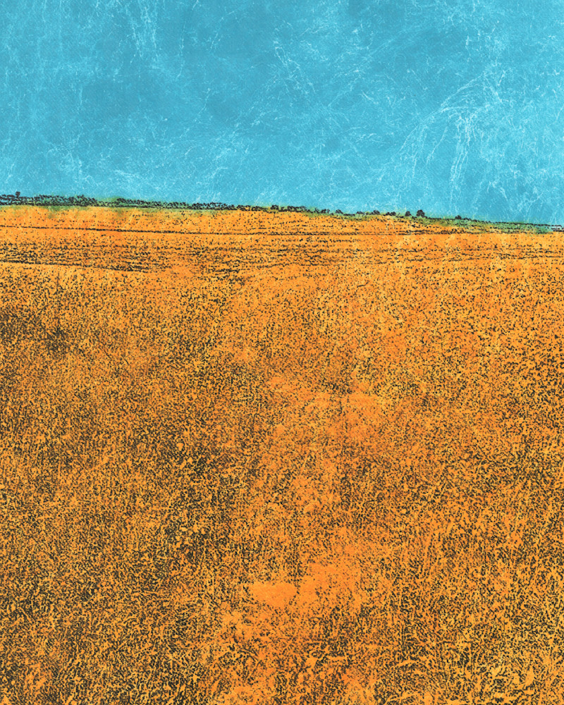 Farm Field In Autumn Art | Mark Rushton