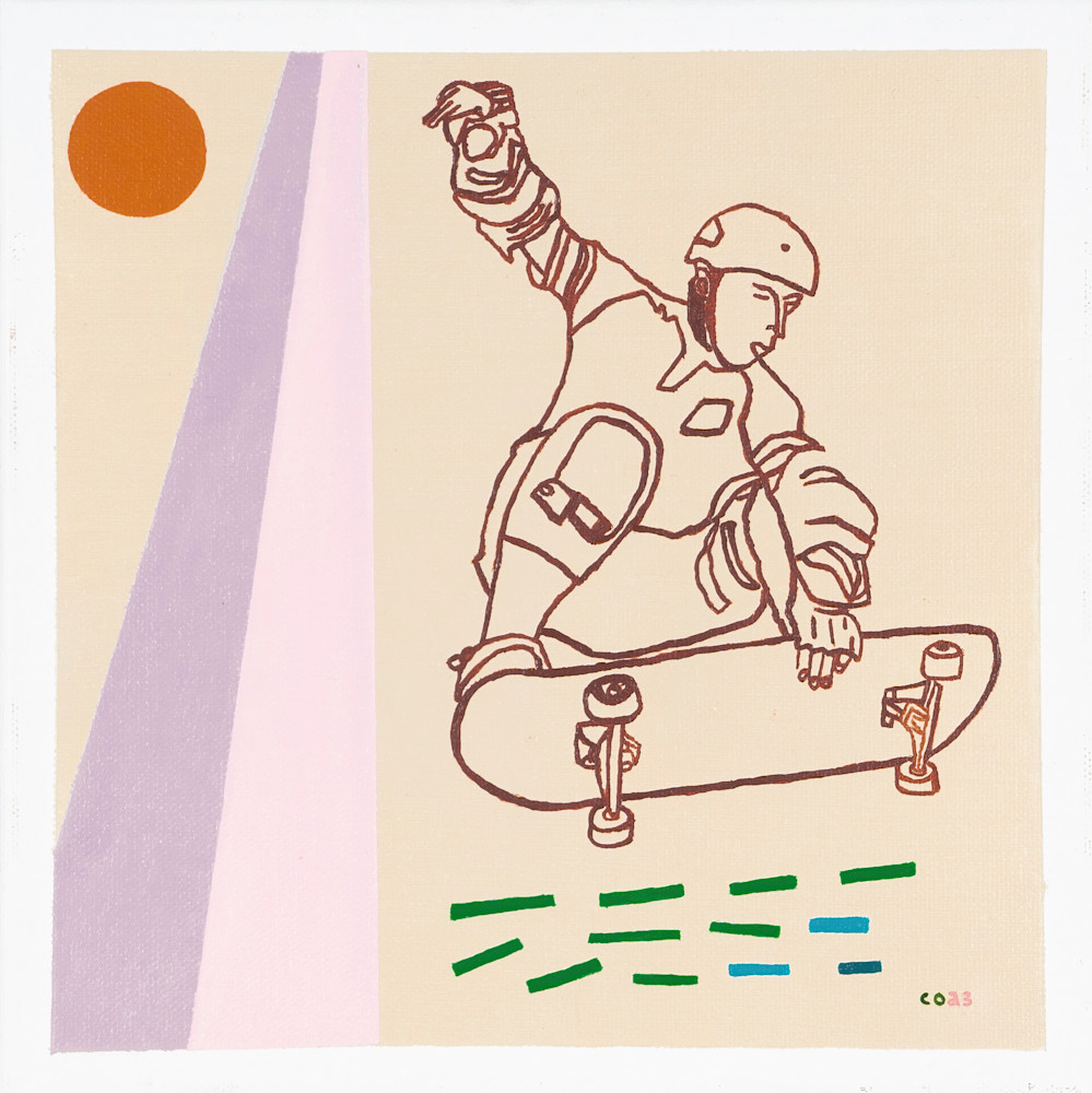 Contemporary Skater Art Print