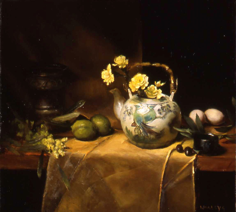 Flowers In Teapot Art | Melanie Whaley