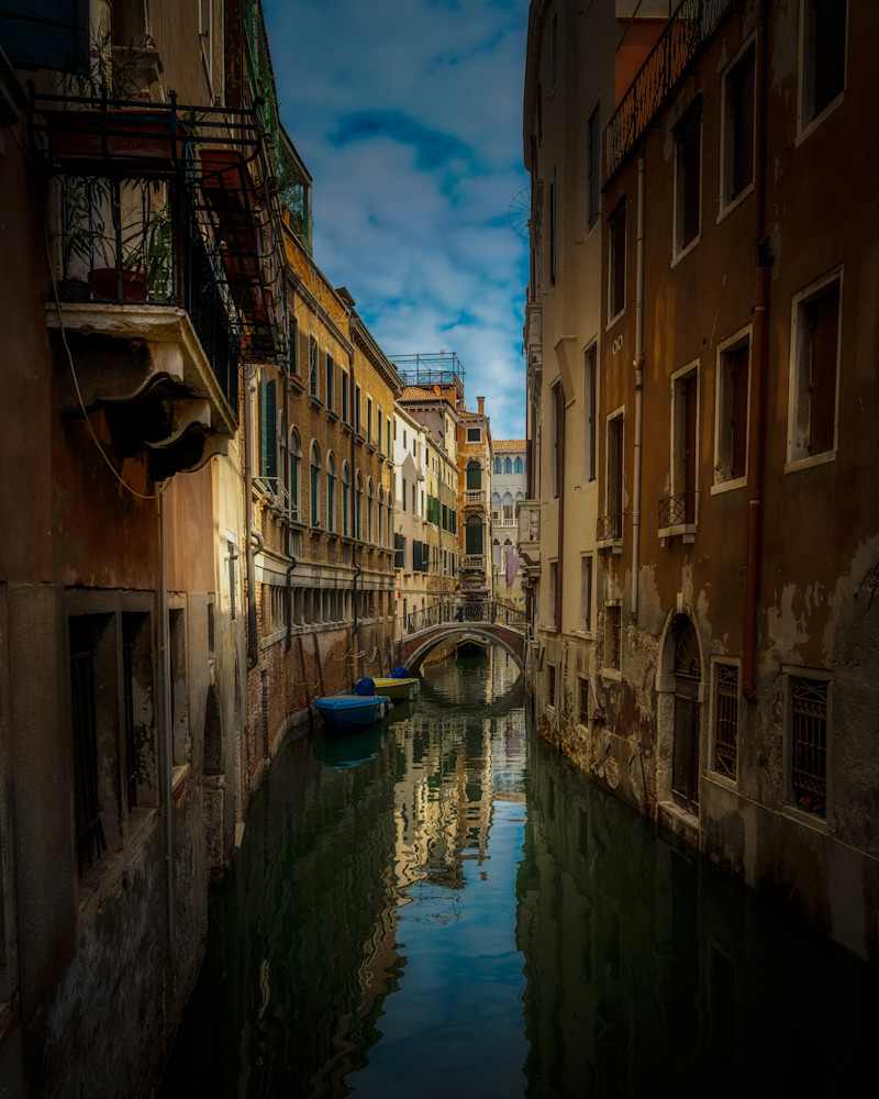 A Typical Canal View In Venice Photography Art | Raj Bose Photography