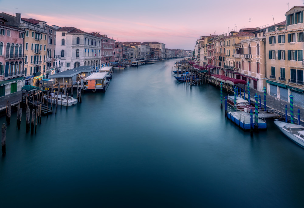 View Of Grand Canal From Rialto Bridge Photography Art | Raj Bose Photography