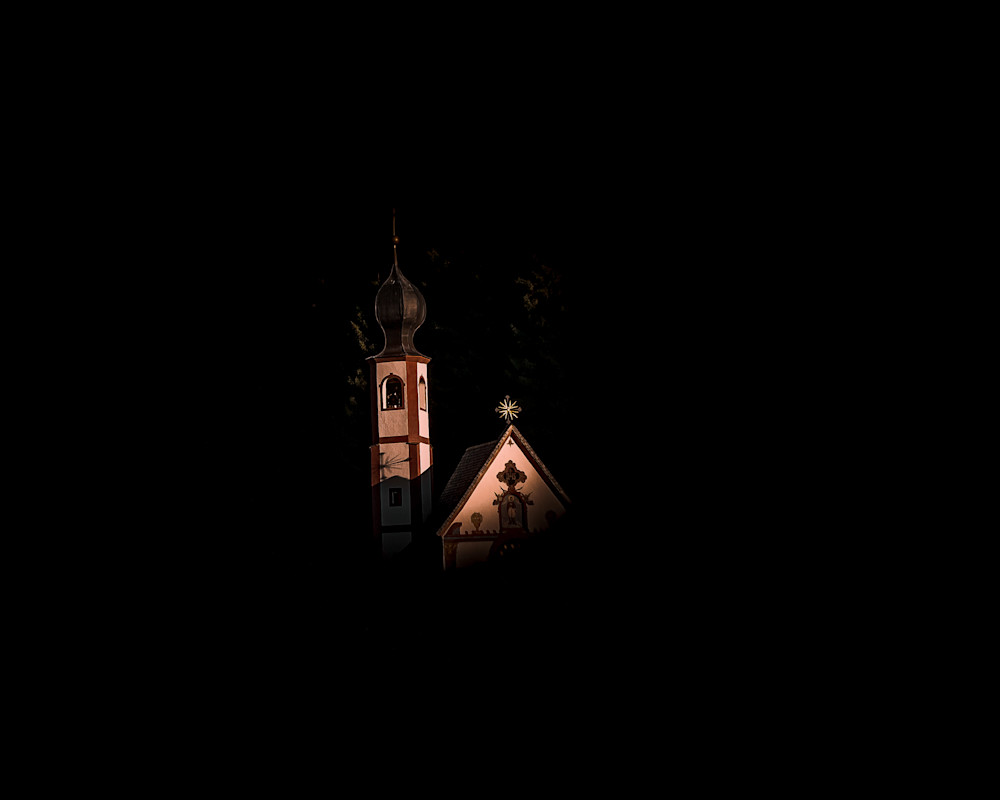 View Of San Giovanni Church, Dolomites Photography Art | Raj Bose Photography