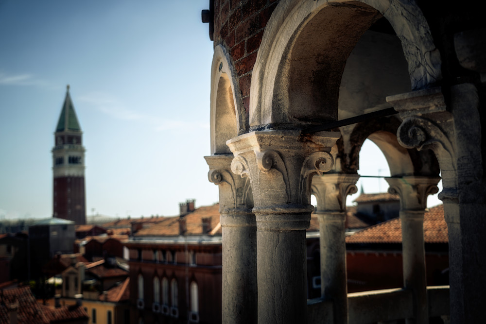 View Of Venice From Scala Contarini Del Bovolo Photography Art | Raj Bose Photography
